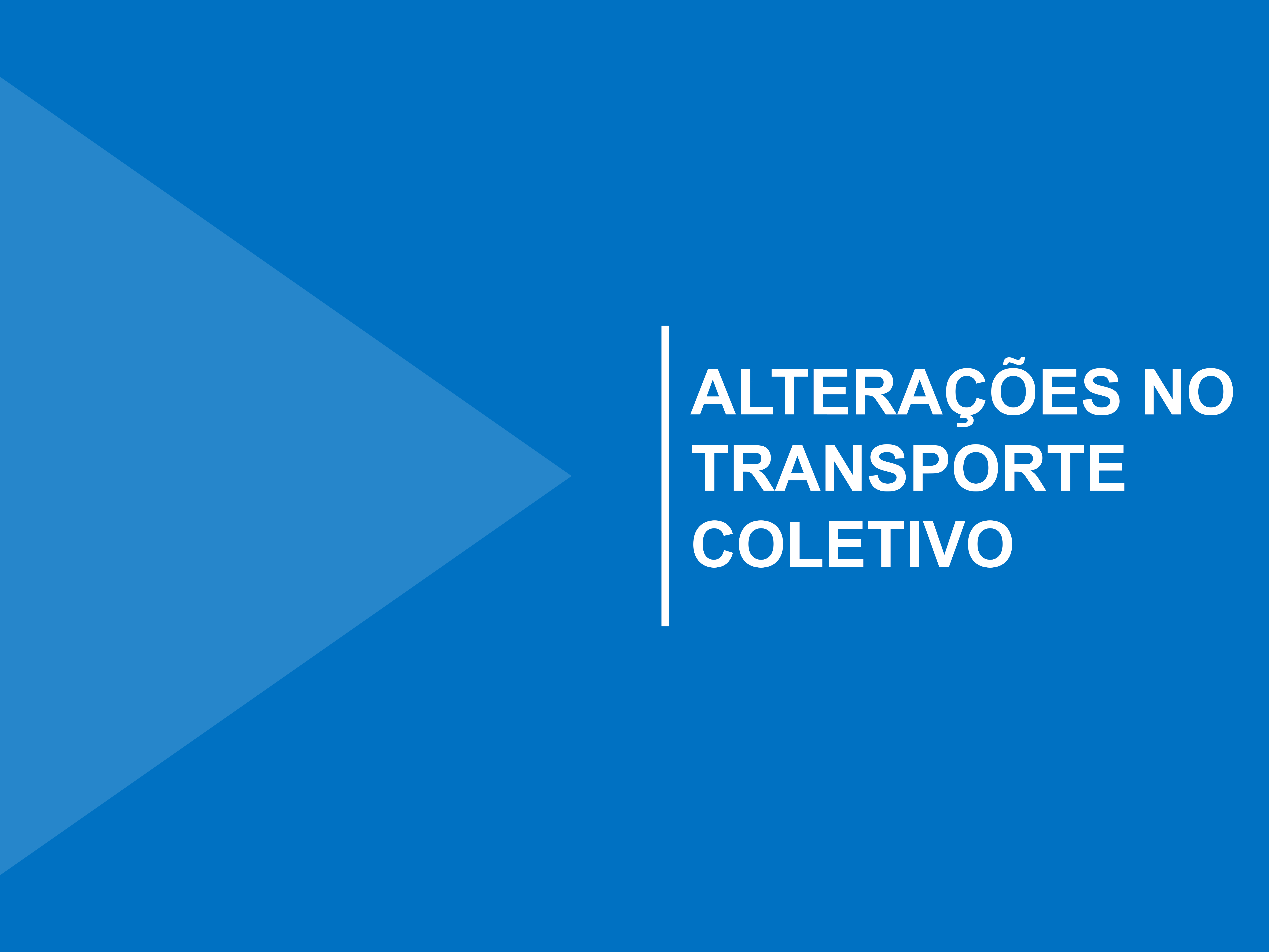 Após avaliação técnica da Secretaria de Transporte e Trânsito, novos horários e a retomada de linhas começam a operar na semana