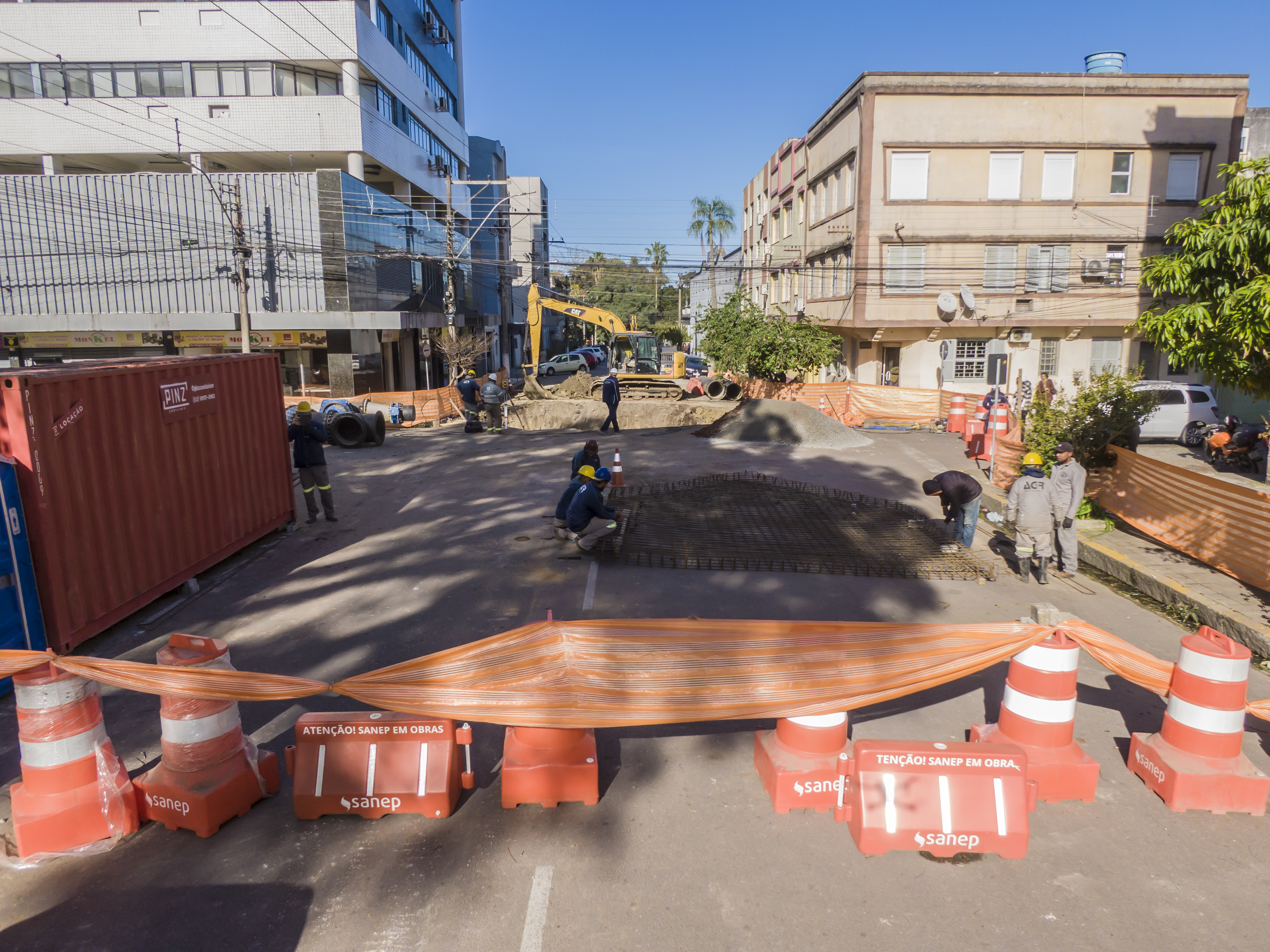 Serviço no Centro é essencial para entrada em funcionamento da Estação de Tratamento