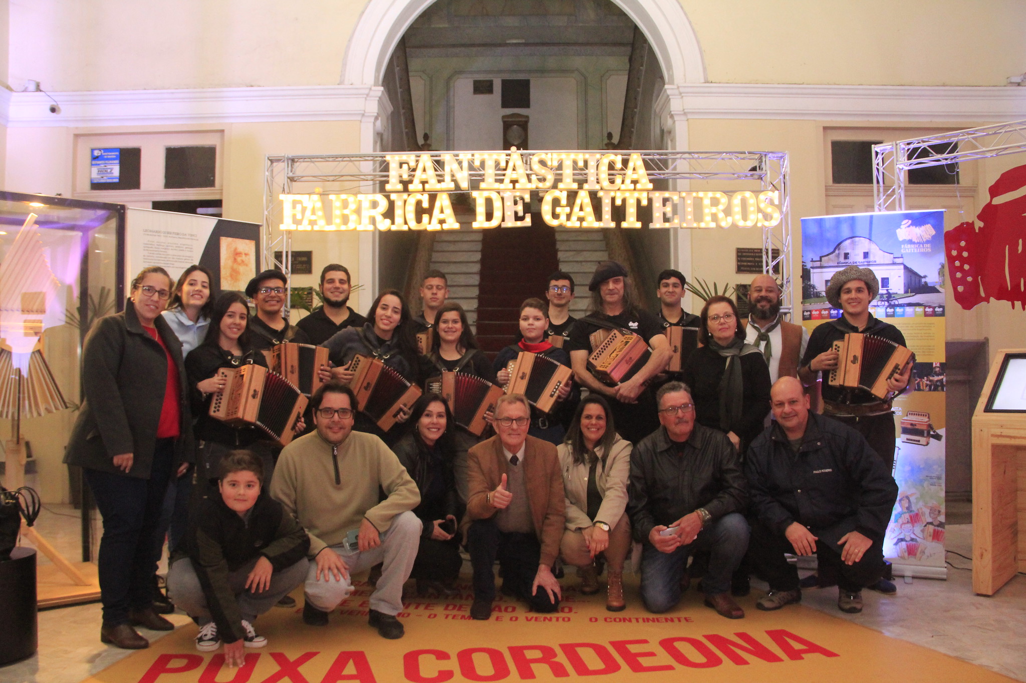 Abertura oficial do projeto itinerante contou com apresentação de alunos da cidade de Bagé