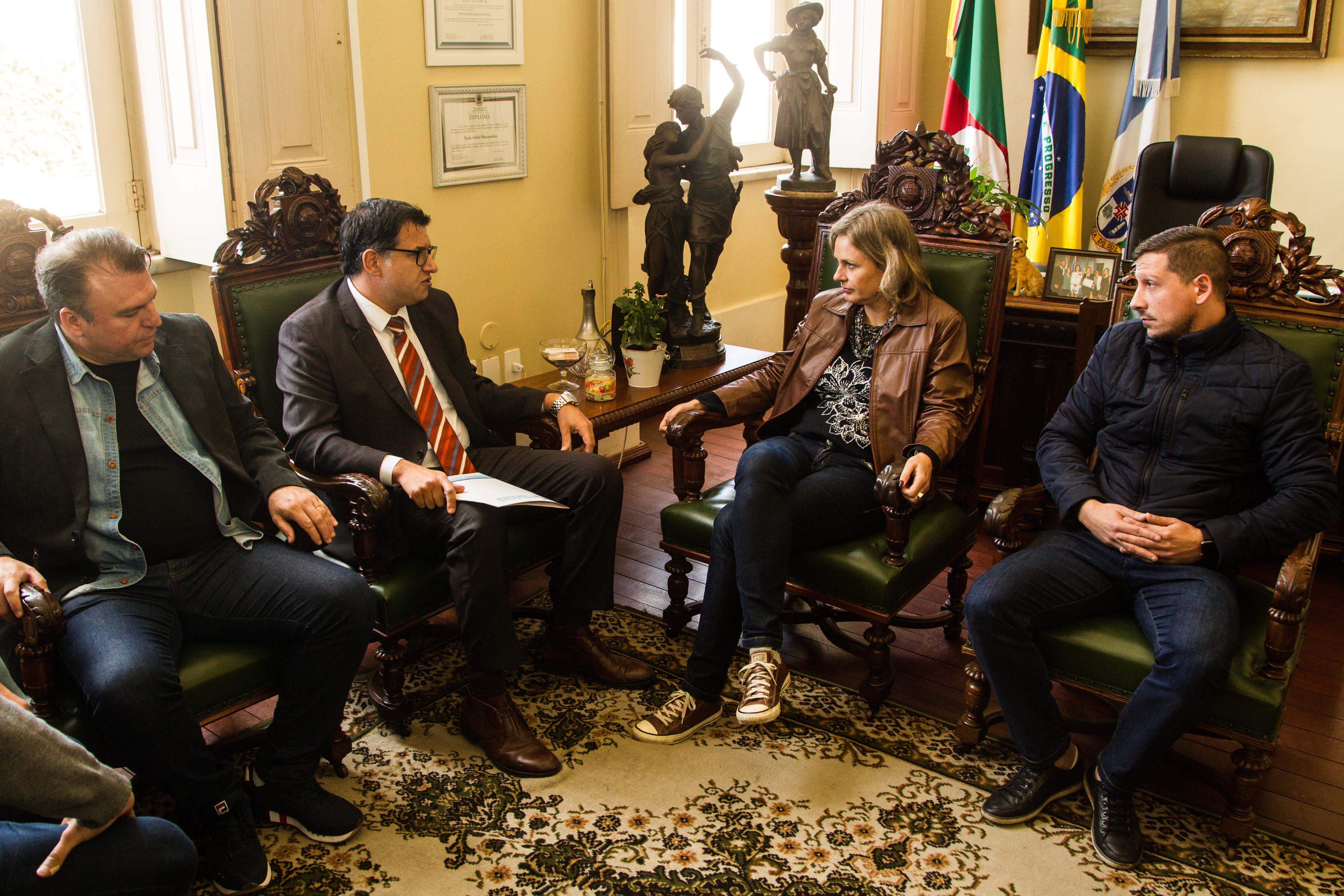 Representantes do Partido estiveram reunidos com Paula Mascarenhas, na manhã desta sexta-feira