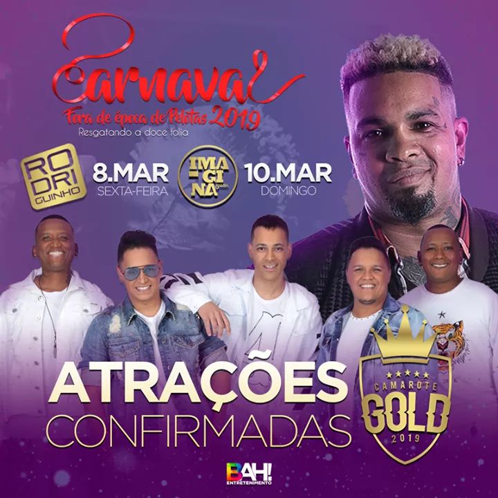 Apresentações serão na Passarela do Samba, dias 8 e 10 de março, durante os intervalos e após os desfiles