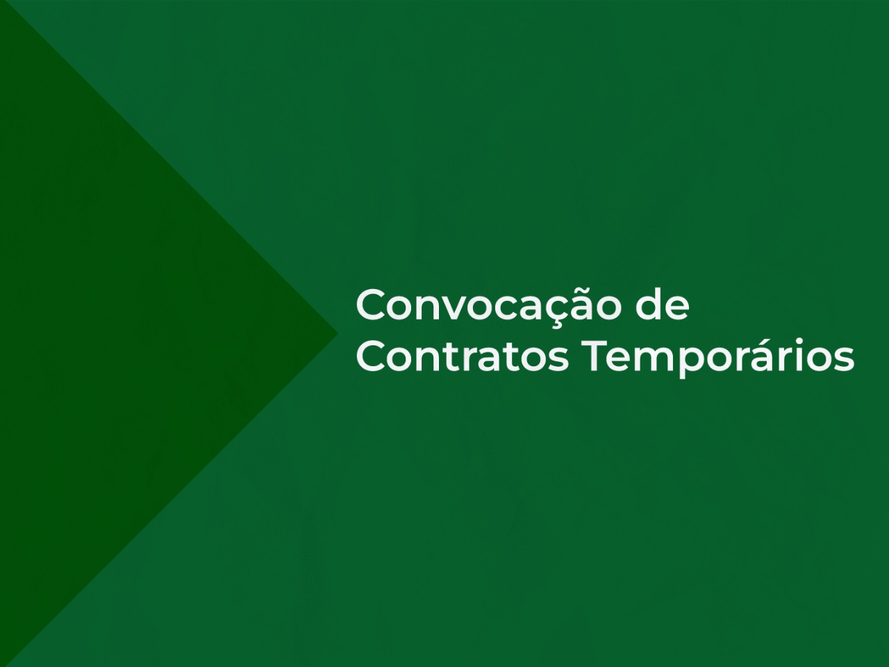 Chamada é para profissionais para as funções de Educador Social, Videofonista, Cozinheiro, Técnico de Enfermagem e Operário em Saúde Ambiental