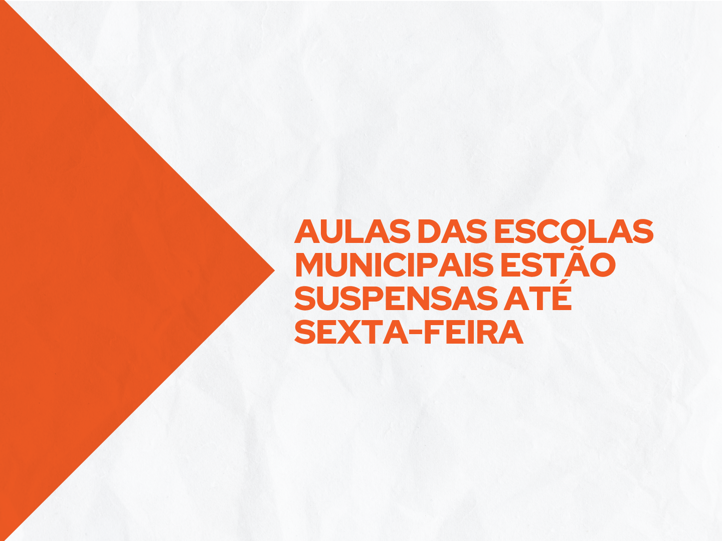 Decisão foi tomada devido ao risco de inundação em áreas do município