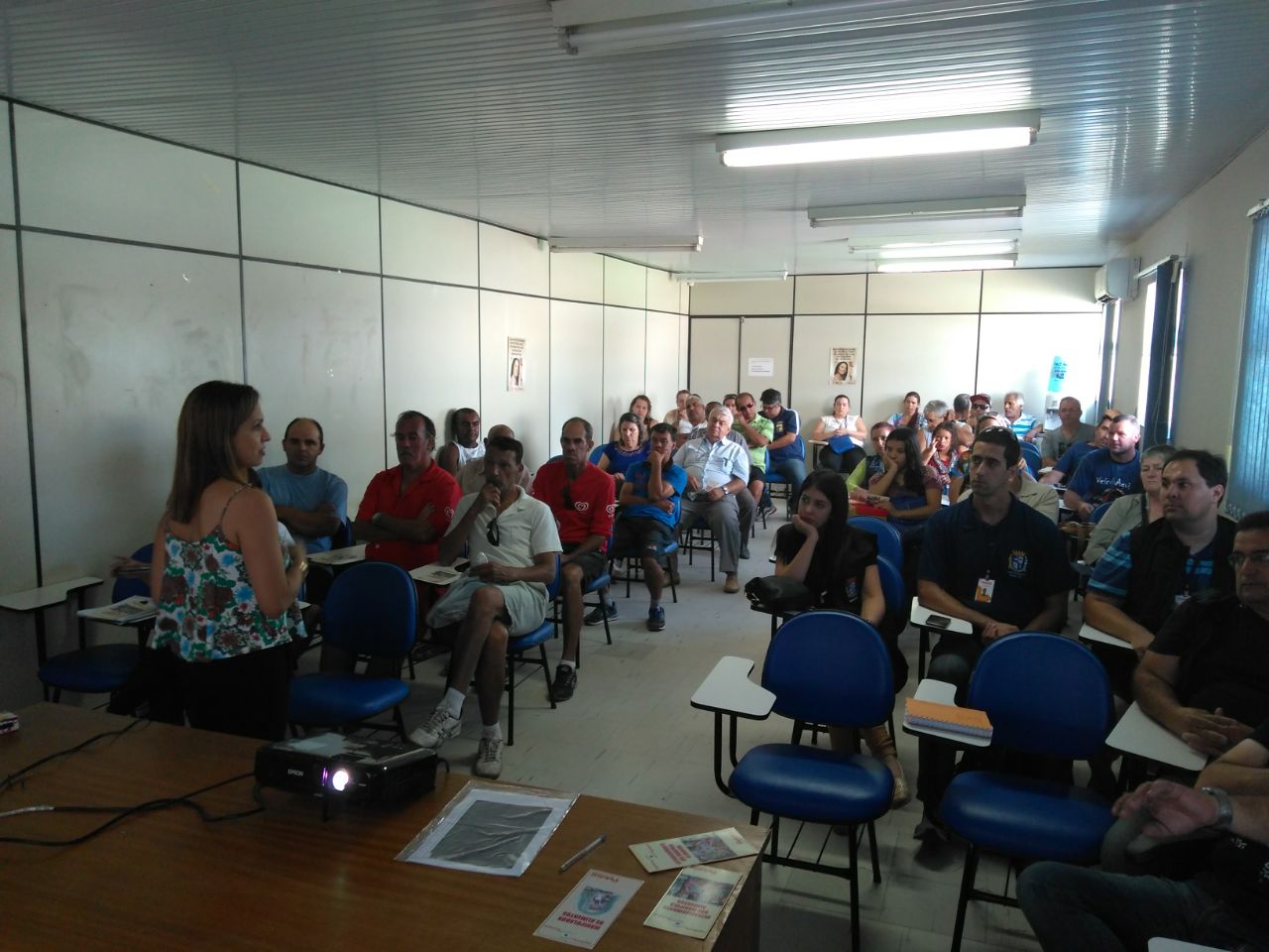 Servidores da Vigilância Sanitária de Arroio Grande participaram da reunião para conhecer as metodologias empregadas pela VISA de Pelotas