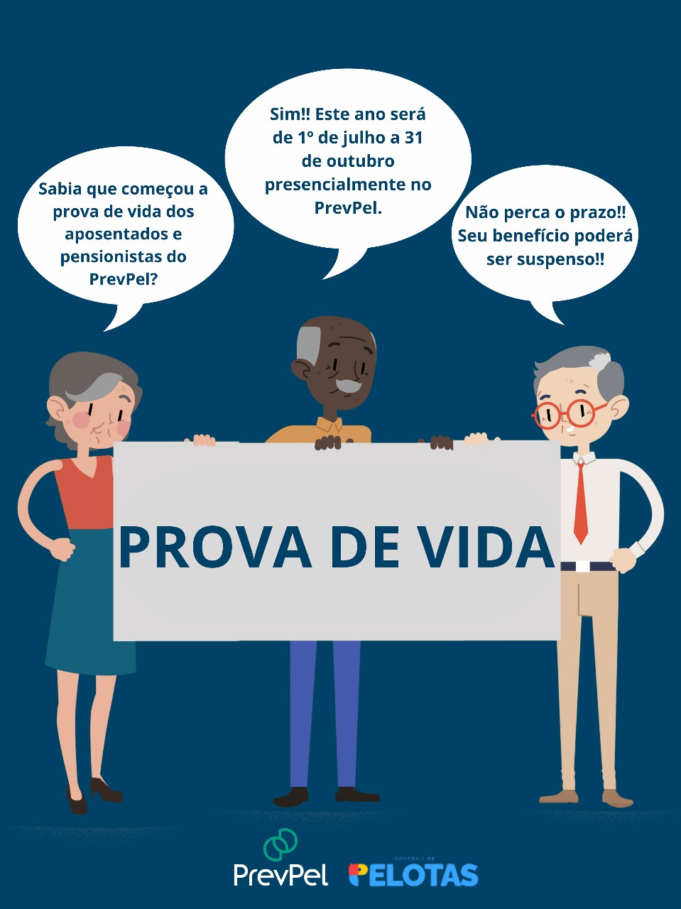 Conhecido como prova de vida, o processo deve ser feito até o dia 31 de outubro
