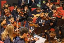 Ensaio da Orquestra Estudantil Municipal abre programação semanal do Sete de Abril