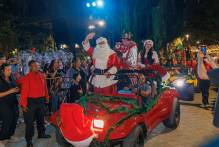 Chegada do Papai Noel dá início às festividades do Pelotas Doce Natal