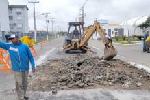 Secretaria de Obras recupera trecho da Ulysses Guimarães