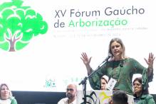 Prefeita prestigia 15º Fórum Gaúcho de Arborização