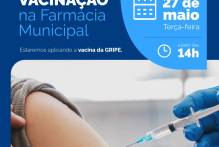 Farmácia Municipal terá vacinação contra a gripe