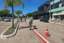 Prefeitura revitaliza ciclofaixa do Laranjal e regula utilização de bicicleta