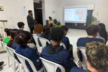 Estudantes de Rio Grande participam de atividade na Smir/Casa da Igualdade Racial