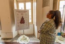 Vice-prefeita prestigia abertura da exposição Caminhos da Fé