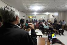 Prevenção contra cheias é pauta de encontro com moradores do Laranjal