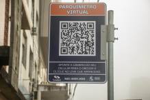 Sistema virtual substitui alguns parquímetros físicos na zona azul