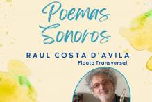 Casa Seis terá recital solo de flauta transversal aberto ao público no dia 26