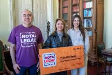 Sorteados no Nota Legal Pelotense recebem prêmios