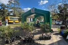 SQA distribui 300 mudas de árvores nativas no parque da Baronesa