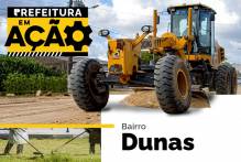 Prefeitura em Ação movimenta o loteamento Dunas