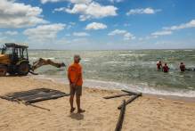 Prefeitura e Corpo de Bombeiros promovem varredura nas águas do Laranjal