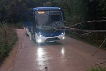 Transporte rural deve passar por atrasos devido ao bloqueio de vias