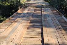 Município conclui obras na ponte da Gama em Monte Bonito