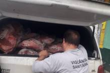 Vigilância Sanitária apreende 50 quilos de carne bovina em Pelotas