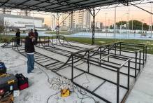 Prefeitura articula minirrampa para prática de skate na praça Palestina
