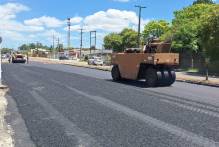 Prefeitura conclui tapetes de asfalto na Adolfo Fetter
