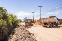 Prefeitura intensifica obra de drenagem no Salso