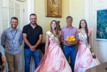 Prefeito recebe convites para eventos da safra do pêssego