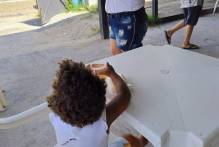 Crianças abrigadas ganham festa de fim de ano