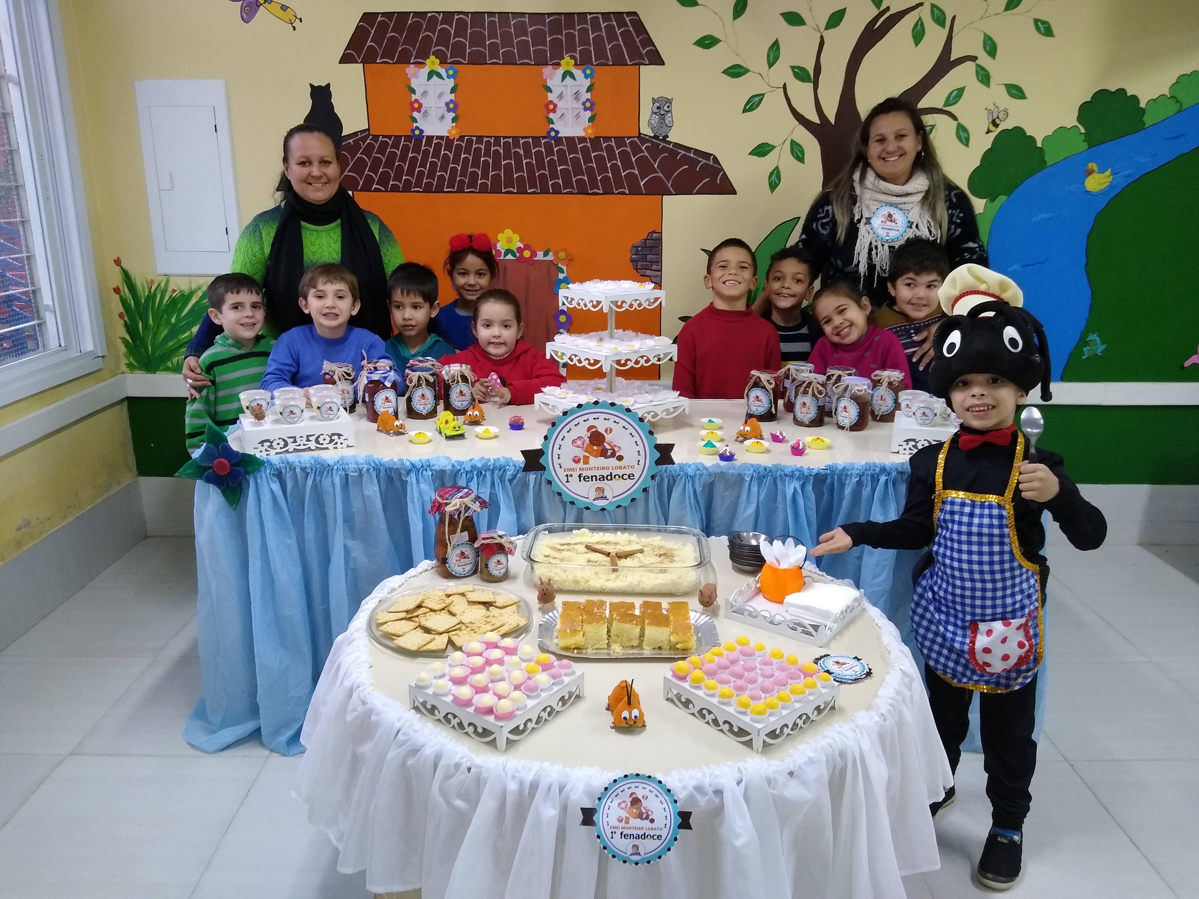 Atividade envolveu 120 crianças na produção de doces saudáveis