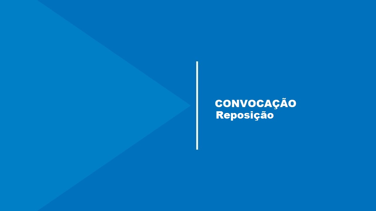 Novo Edital é de chamada de reposição, para reforçar atendimento de enfrentamento à Covid-19