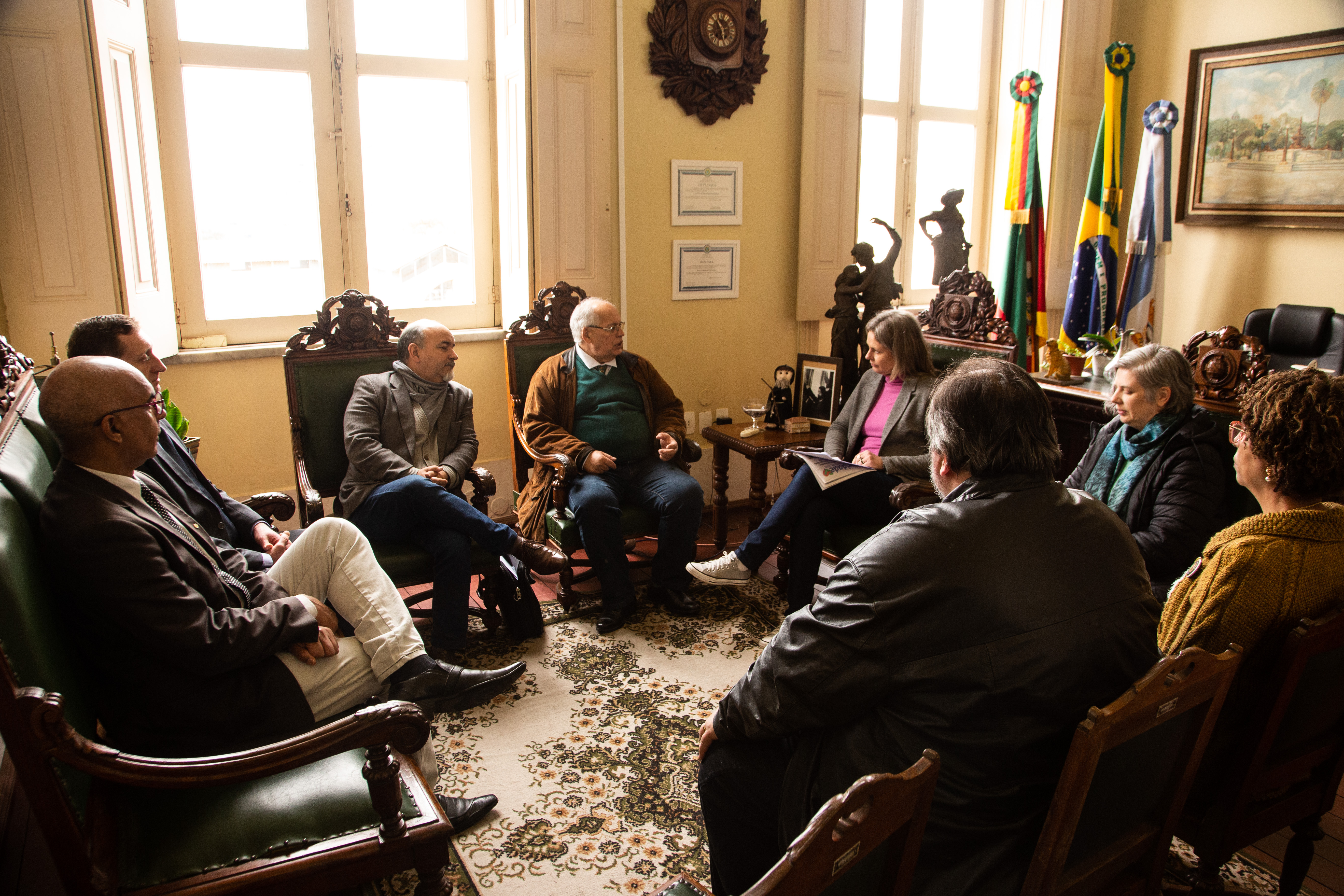 Reunião foi feita com o vice-presidente do Conselho Nacional dos Direitos da Pessoa Idosa