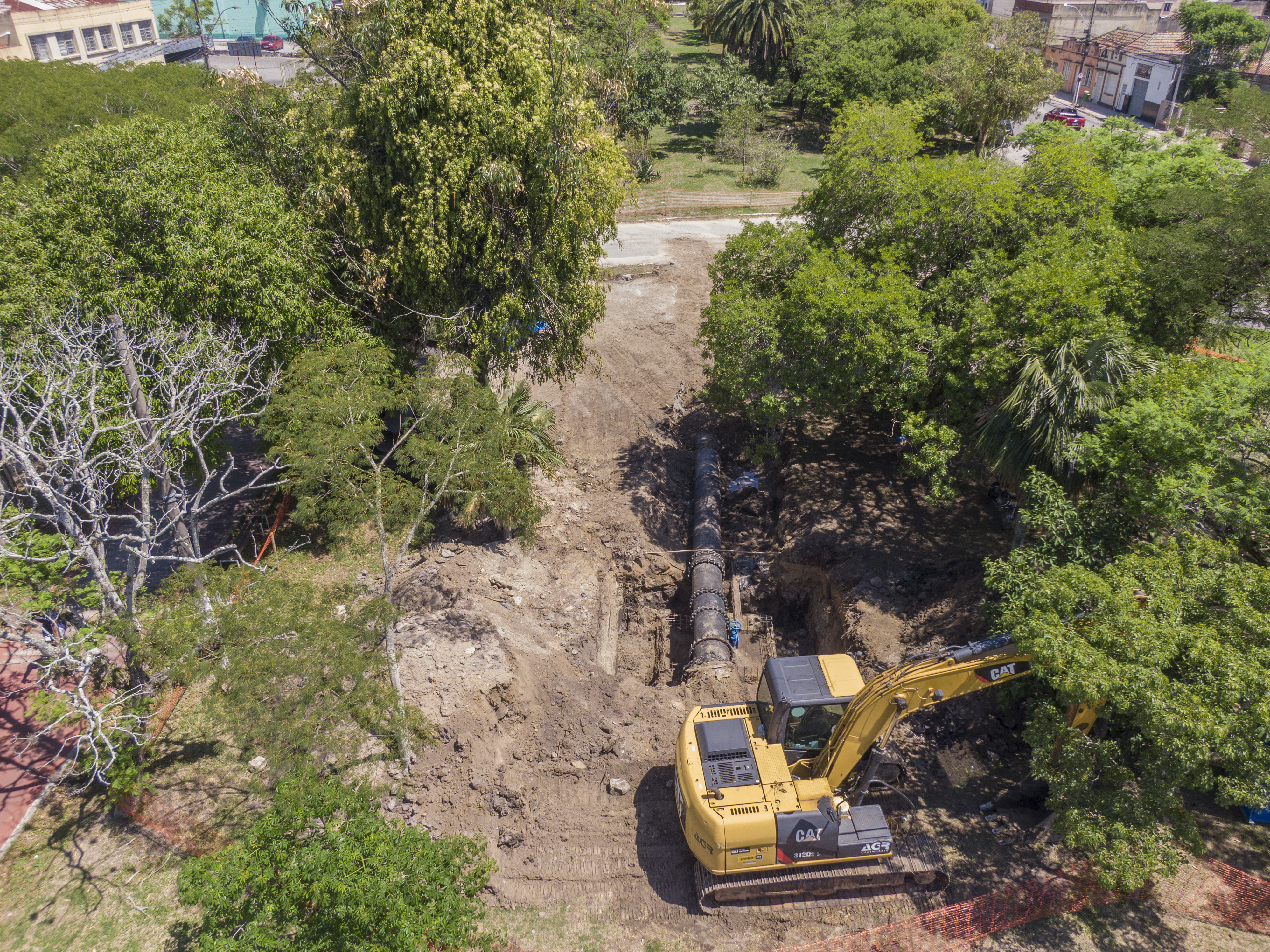 Construção de cinco caixas de manobra, em trechos das praças 20 de Setembro e Piratinino de Almeida, finaliza o cronograma de intervenções na cidade