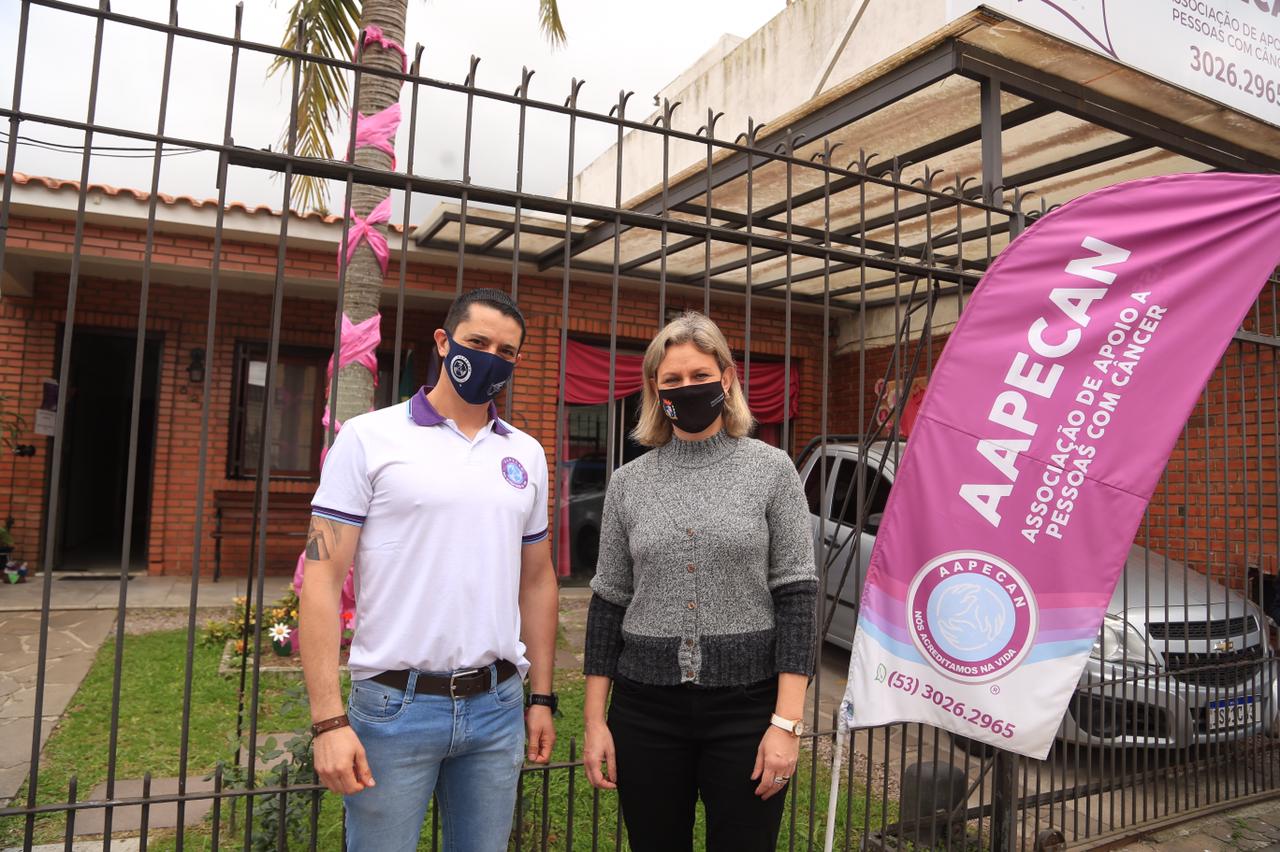 Paula conheceu os espaços e atividades desenvolvidas na instituição que atende pessoas com diagnóstico de câncer em situação de vulnerabilidade social