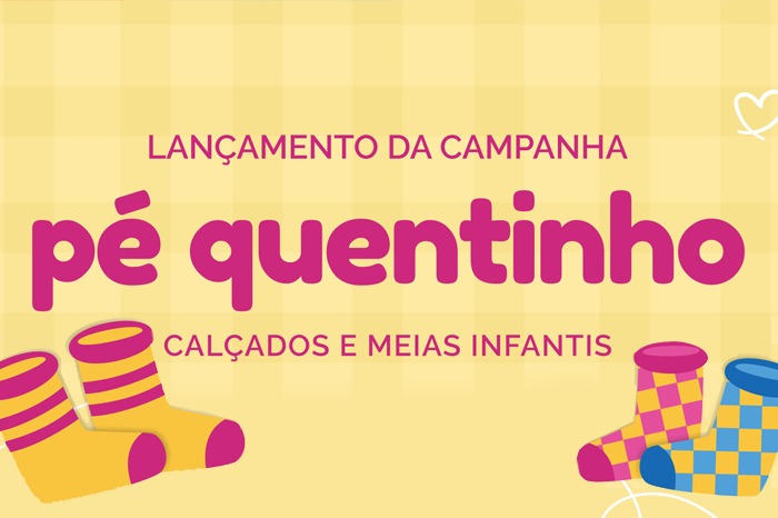 Ação busca doações de meias e tênis para as crianças de Pelotas