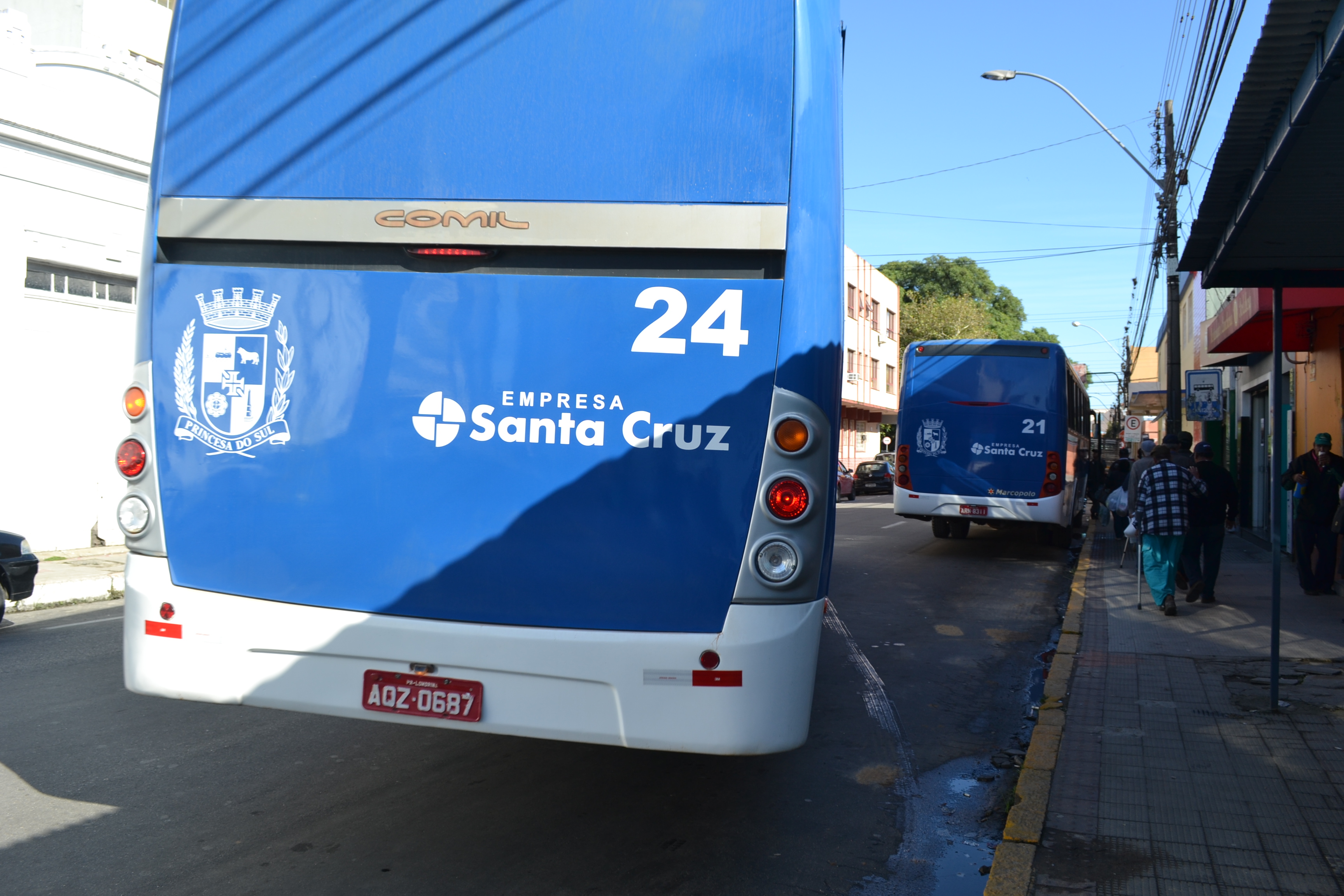A partir de segunda-feira (8), três horários de ônibus com saída da colônia para a zona urbana terão mudanças