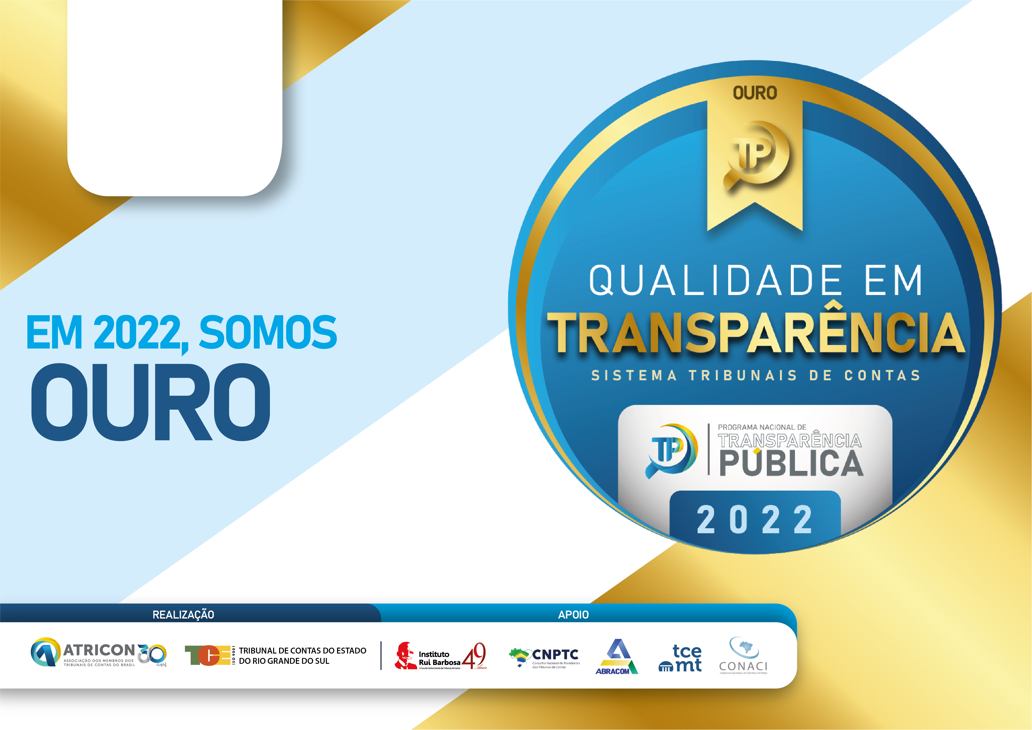 Resultados positivos foram obtidos pela Coordenadoria de Transparência e Controle Interno do Município no Portal da Transparência