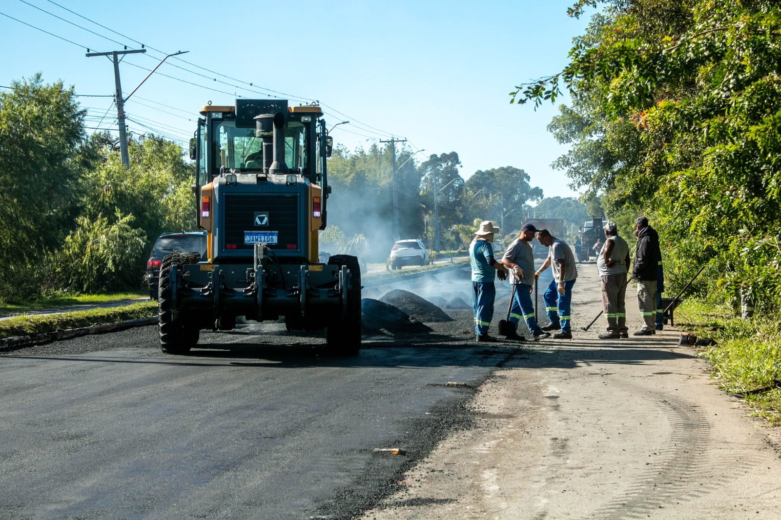A primeira fase da obra foi finalizada no fim do mês passado, já a segunda etapa deve finalizar nos próximos dias