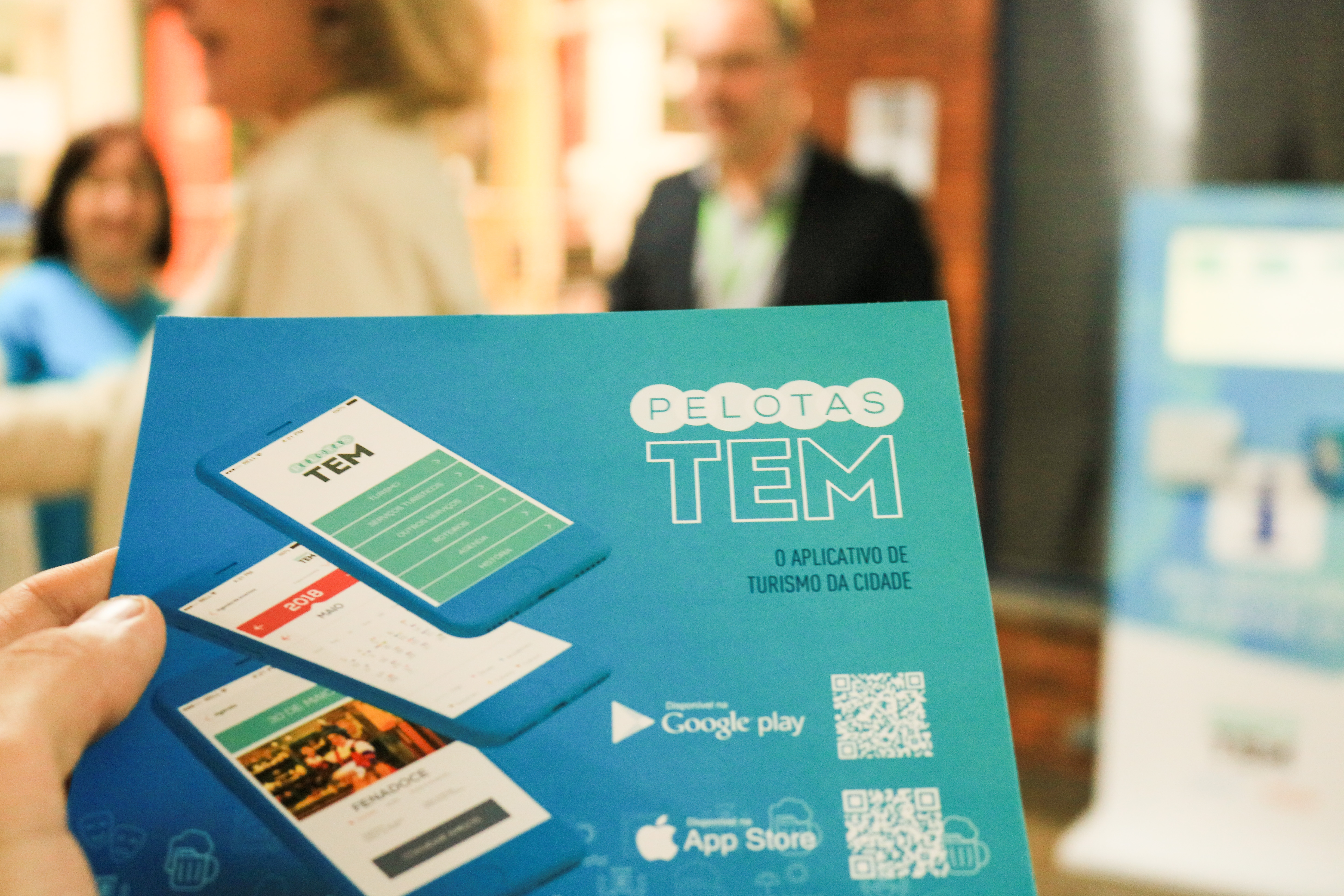 Tecnologias auxiliam na divulgação da cidade. Além de apps, totens turísticos facilitam o acesso a informações sobre Pelotas