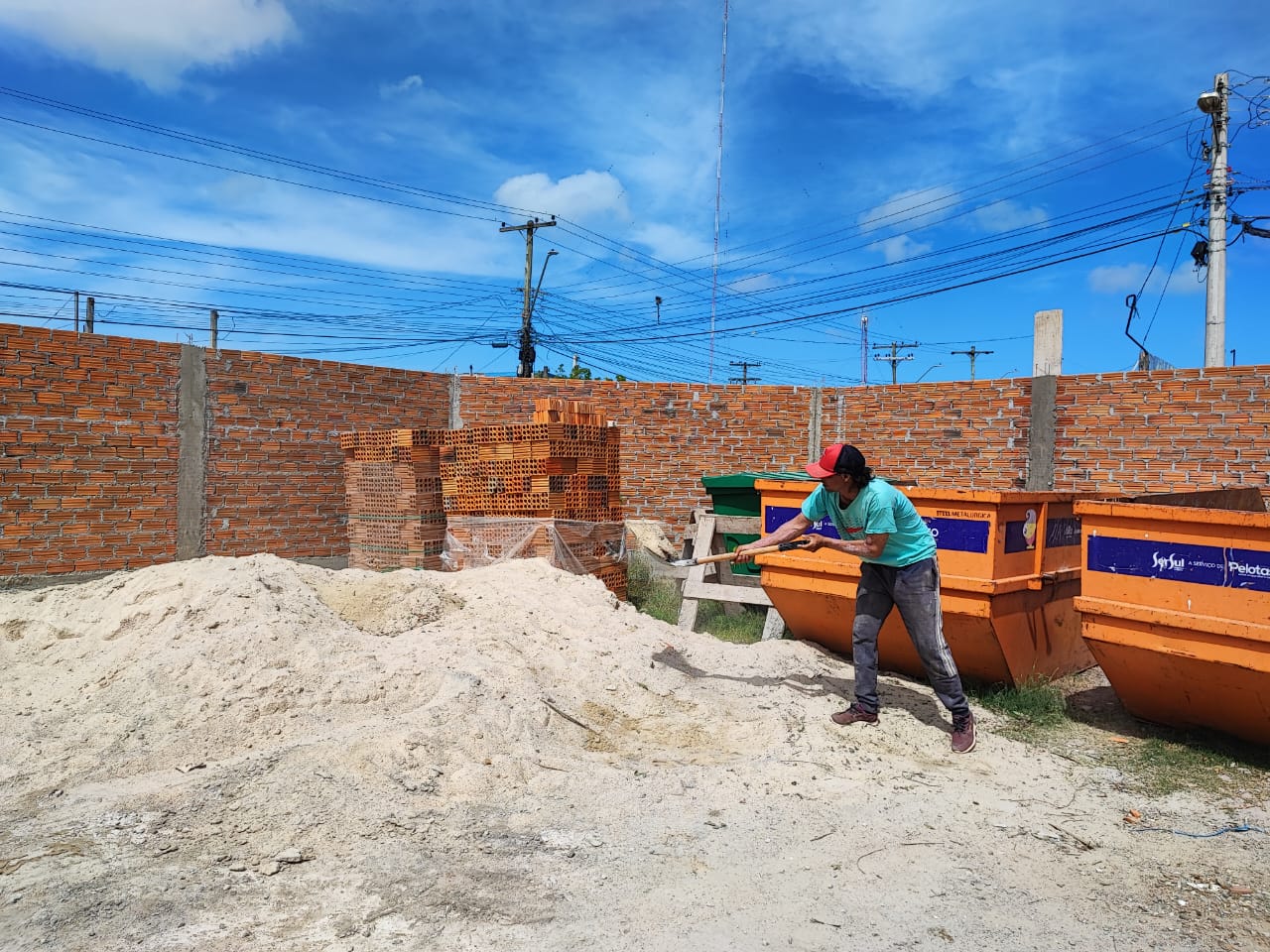 Sanep realiza obras de requalificação na unidade de referência para o descarte correto de resíduos