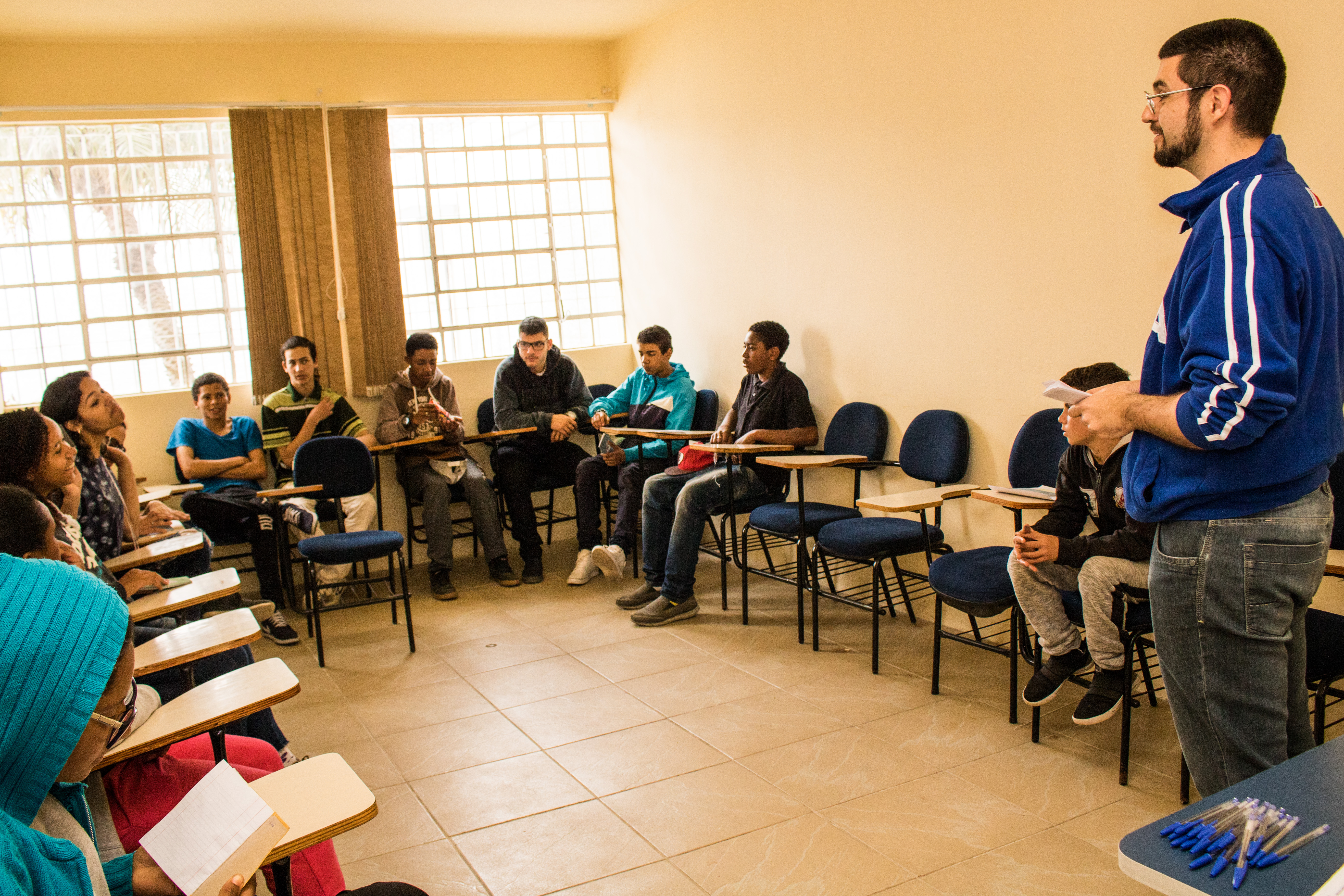 Local no Navegantes profissionaliza a comunidade e desenvolve o protagonismo dos jovens