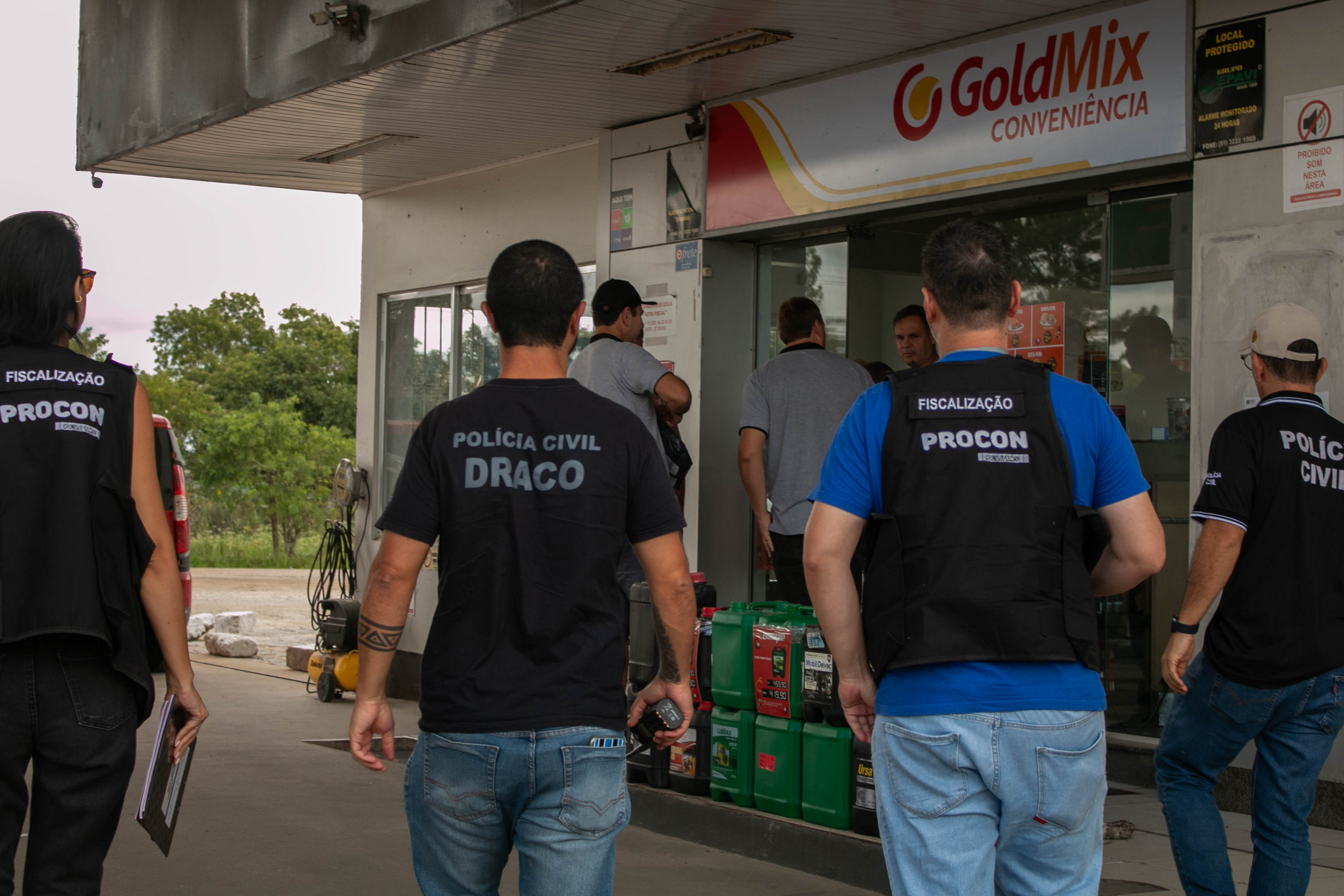 Fiscalizações do Procon com forças de segurança, em 60 postos de Pelotas, indicam regularidade na revenda