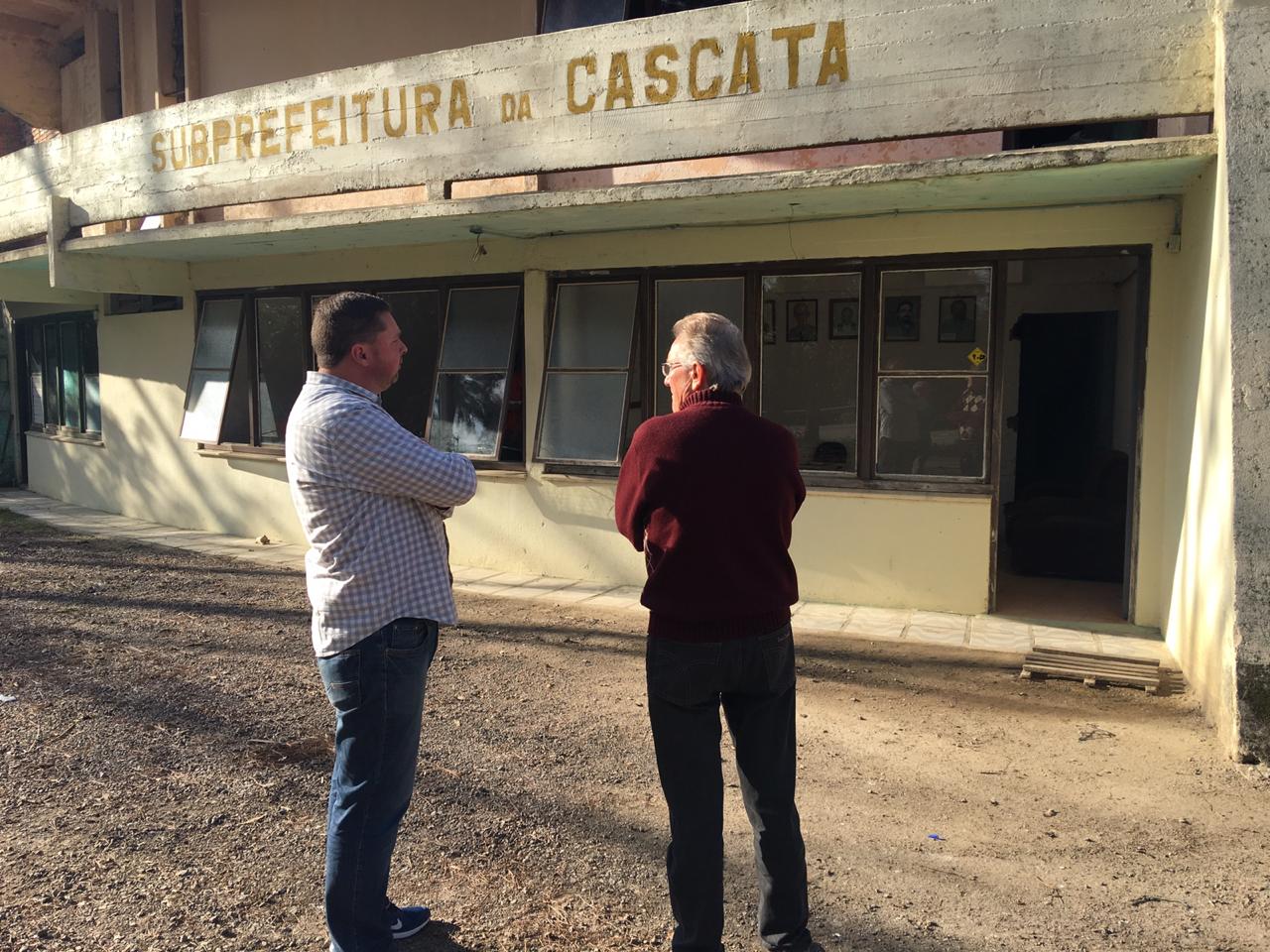Prefeito em exercício visitou as localidades da Cascata e Colônia Maciel