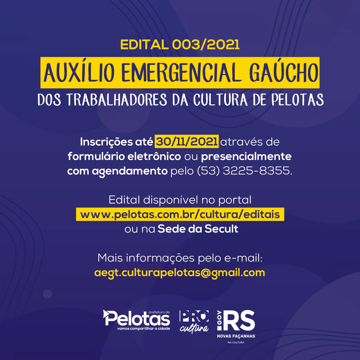 Prefeitura lança Edital de Chamamento Público. Inscrições estão abertas até o dia 30 deste mês