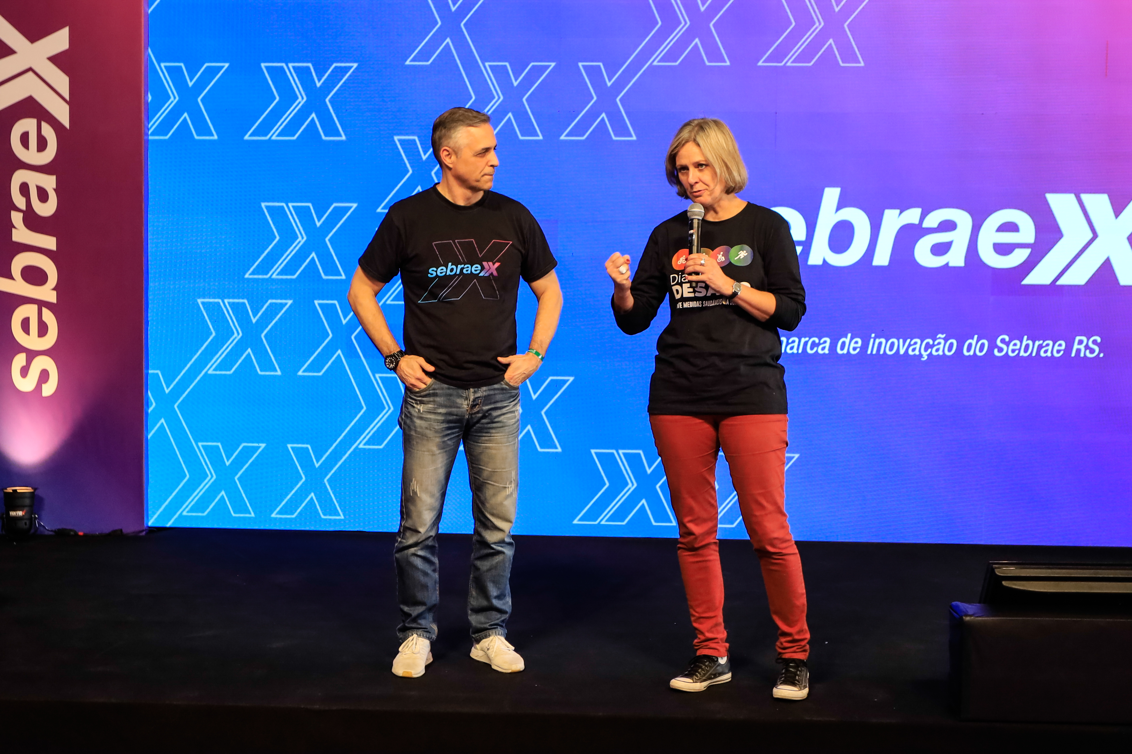 Apresentação de projeto e pesquisa foi feita ao público na Arena de Inovação SebraeX
