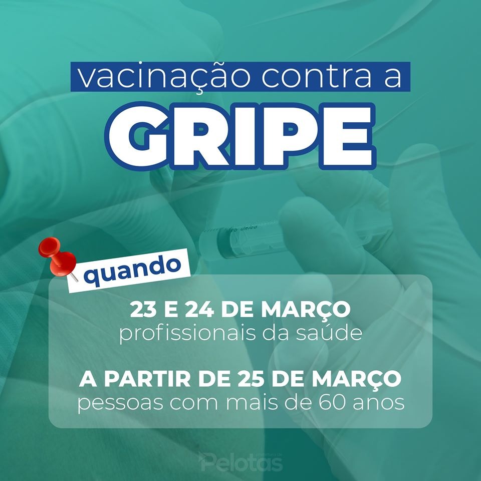 Município fará a aplicação da imunização em três fases