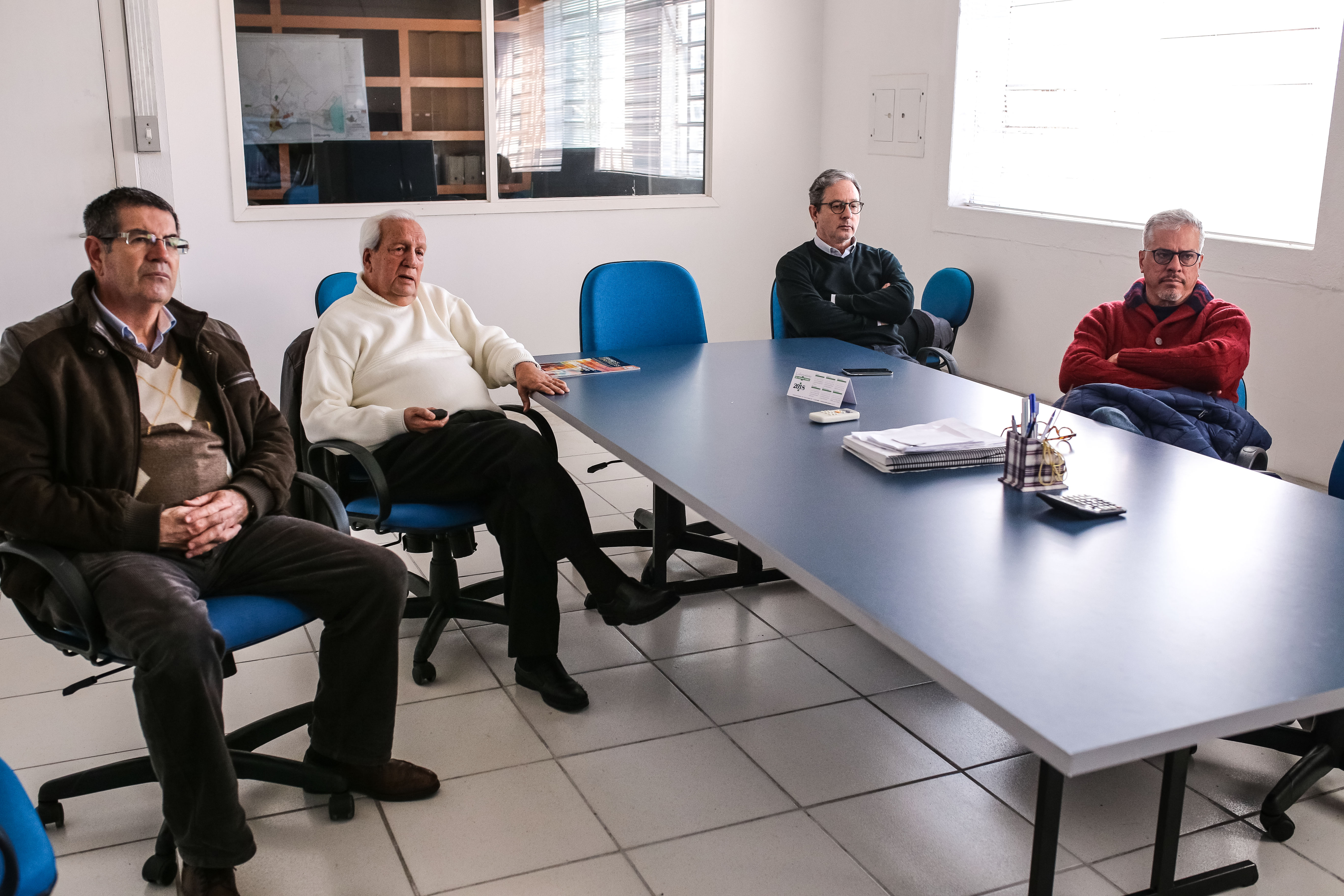 Ex-prefeito explanou para a equipe de trabalho sobre perspectivas do transporte da região